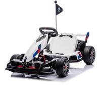 Go-kart électrique pour enfants - BMW - 24V 2x200W - Fonction dérive - 7-12 km/h