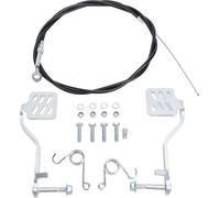 Go Kart -pédales avec 71 -pouces -acier à papillon -kit de pédales de frein de voiture pour Carter