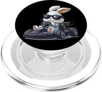 Go Kart Racing Gokart Racer Kart Lapin de Pâques PopSockets PopGrip pour MagSafe