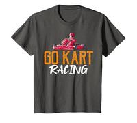 Go Kart Racing, Karting Racer électrique Tout-Terrain T-Shirt, Enfant, Asphalte, 2 Ans