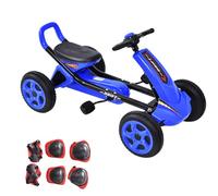 GO -Kart Repy - Véhicule Pédale Feuerwehr | Traité Avec Frein à Main | Voiture De Conduite Pour , Voiture De Pédale Pour , Jouets Pour La Liberté Des Avec 4 Roues | Pour