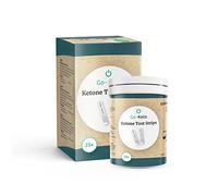 Go-Keto Ketone bandelettes de test cétone 25 pièces | convient au Go-Keto Ketone Meter et au GK Dual Ketone Meter | contrôle régulier de la cétone, à la maison et en déplacement