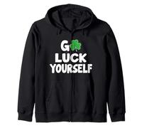 « Go Luck Yourself » - Fête de la Saint-Patrick Sweat à Capuche