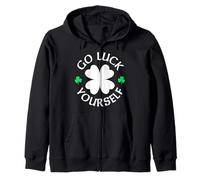 Go Luck Yourself Humour humoristique pour la Saint-Patrick Sweat à Capuche