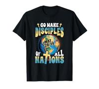 Go Make Disciples of All Nation Matthieu 28 19 Christian T-Shirt
