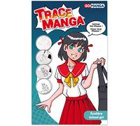 Gabarit de dessin Go Manga - Écolière Multicolore G