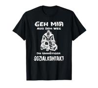 Go Mir aus Dem Weg Du Contact Social Inutile Barbar T-Shirt