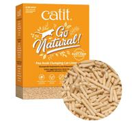 Go Natural Klumpende Litière Chat De Erbsenhülsen 14L/5,6kg Avec Vanille Arôme