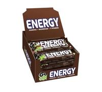 GO ON Barre énergétique avec vitamines, 24 x 45 g, barre énergétique nutritive, au caramel, collation saine sans huile de palme, barre énergétique pour fitness et sport