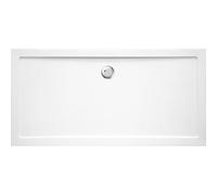 GO par Van Marcke bac de douche en composite plastique 180x90x3.5cm rectangulaire évacuation D90mm sans pieds blanc AJSC1890S