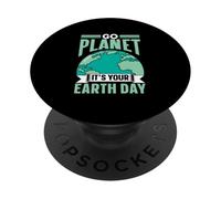 Go Planet C'est Votre Jour De La Terre Journée De La Terre PopSockets PopGrip Adhésif