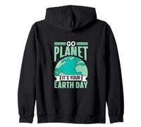Go Planet C'est Votre Jour De La Terre Journée De La Terre Sweat à Capuche