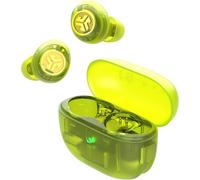 Go Pop Anc Écouteurs Bluetooth Avec Réduction De Bruit, 24+ H D`Autonomie, Résistants À La Transpiration (Ip55) Avec Microphone, Appels Clairs Et Multipoint, Vert Néon Transparent[J758]