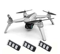 Go Pro Drones with Camera for Adults 4k?Long Range Drones GPS Positioning Remote Control Aircraft Brushless Motor Aerial Photography Drone (Gray 3 BATTERY)