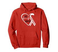 Go Red - Sensibilisation du Mois américain de la santé Cardiaque en février Sweat à Capuche