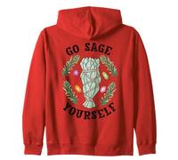 Go Sage Yourself Cristaux spirituels Herbes Lover Witch Wicca Sweat à Capuche