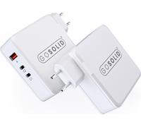 GO SOLID ! - adaptateur USB 3 ports 100W (USB A + USB C + USB C)
