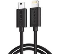 GO SOLID! Câble de charge pour smartphones Micro USB -> Lightning - Noir Noir