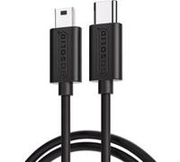 GO SOLID! Câble de chargement pour smartphones Micro USB -> USB C - Noir Noir