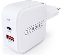 GO SOLID ! Chargeur rapide pour GaN2 45W (1x USB QC3.0, 1x USB-C PD3.0)