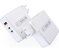 GO SOLID! Chargeur USB à 3 ports 100 W (USB A + USB C + USB C)