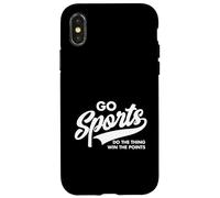 Go Sports Do The Thing, gagne des Points, C'est Un Dicton Amusant Coque pour iPhone X/XS