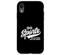 Go Sports Do The Thing, gagne des Points, C'est Un Dicton Amusant Coque pour iPhone XR