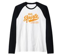 Go Sports Do The Thing Gagnez des Points | Funny Orange Manche Raglan