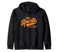 Go Sports Do The Thing Gagnez des Points | Funny Orange Sweat à Capuche