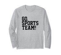 Go Sports Team Funny Sarcastic Do The Thing Marque des Points Manche Longue