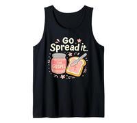 Go Spread It Funny Gospel Jeu de Mots Foi chrétienne Art Religieux Débardeur
