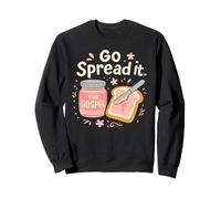 Go Spread It Funny Gospel Jeu de Mots Foi chrétienne Art Religieux Sweatshirt