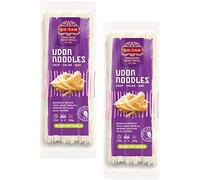 Go-Tan Nouilles Udon Authentiques nouilles de blé épaisses/Nouilles de blé Épaisseur de spaghetti de blé authentique et consistance de première qualité - 2 x 250 grammes