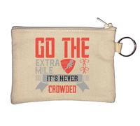 Go the Extra Mile. It's Never Crowded Porte-monnaie Beige