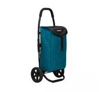 GO TWO Compact Poussette de marché Chariot de courses Pliable PLAYMARKET Bleu saphir