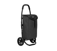 GO TWO Compact Poussette de marché Chariot de courses Pliable PLAYMARKET Gris anthracite