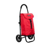 GO TWO Compact Poussette de marché Chariot de courses Pliable PLAYMARKET Rouge