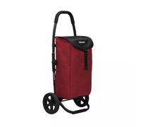 GO TWO Compact Poussette de marché Chariot de courses Pliable PLAYMARKET Rouge cranberry