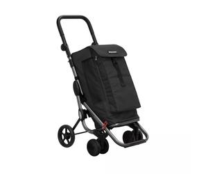 GO UP Premium Poussette de marché Chariot de courses 6 roues PLAYMARKET Noir Pepper SC