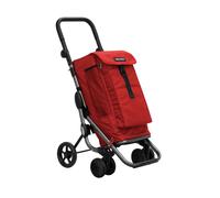 GO UP Premium Poussette de marché Chariot de courses 6 roues PLAYMARKET Rouge Chili SC