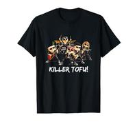 GO Vegan Killer Tofu Rockband Vegan est Le véritable Amour et Le Respect T-Shirt Graphique avec Valeur