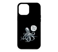 Go with The Flow Octopus Illustration rétro dessinée à la Main Coque pour iPhone 12 Pro Max