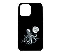 Go with The Flow Octopus Illustration rétro dessinée à la Main Coque pour iPhone 13 Pro Max