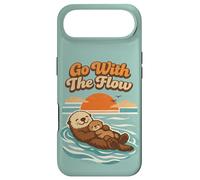 Go with The Flow Sea Otter Retro Animal Coque pour iPhone Air
