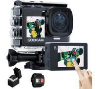 Go7 Caméra Sport 4K Ultra Hd Wifi 20Mp, Double Écran, Étanche 40M, Grand Angle 170°, Télécommande 2.4G, 2 Batteries 1350Mah Et Kit D¿Accessoires Complet[YIN4186213]