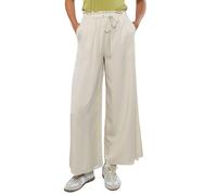 Goa Goa Pantalons Leila Fluid pour femmes avec taille elastique et Coulisse Burro 15208059/129 IVORY S