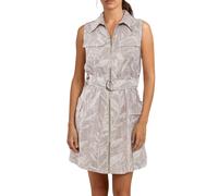Goa Goa Robe pour femme Junia avec impression zippee Beige en viscose elegant 15201105/537 BEIGE M