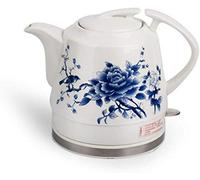 GOABXYEN Bouilloire à Eau Chaude électrique en céramique sans Fil, théière rétro 1,2 L, 1000 W, Eau Rapide pour Le thé, Le café, la Soupe, Base Amovible, ébullition sèche/a XXZ