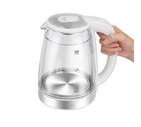 GOABXYEN Bouilloire électrique en Acier Inoxydable, Base séparée d'une capacité de 2 L, arrêt Automatique et Blanc Sec,2L XXZ