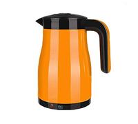 GOABXYEN Bouilloire électrique Home 304 en Acier Inoxydable 1350 W avec Mise Hors Tension Automatique, Joint d'isolation à Un Bouton, étanche, sans Couture, Orange, Un Cadeau XXZ